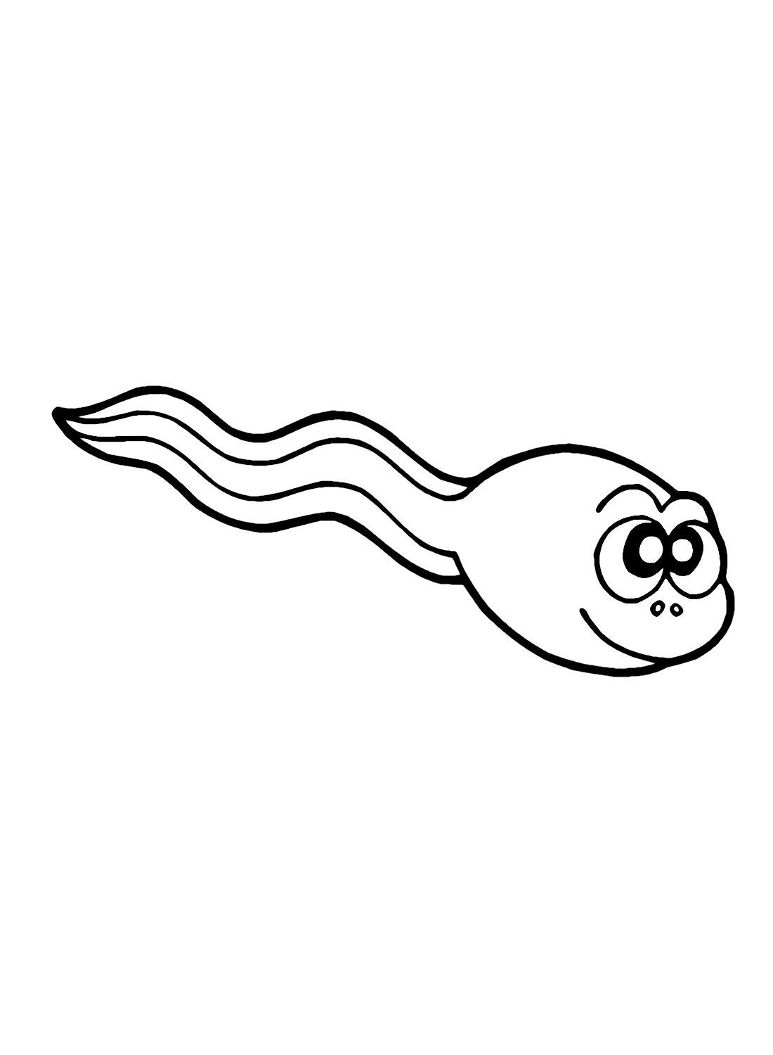 Tadpole coloring pages printable for free download