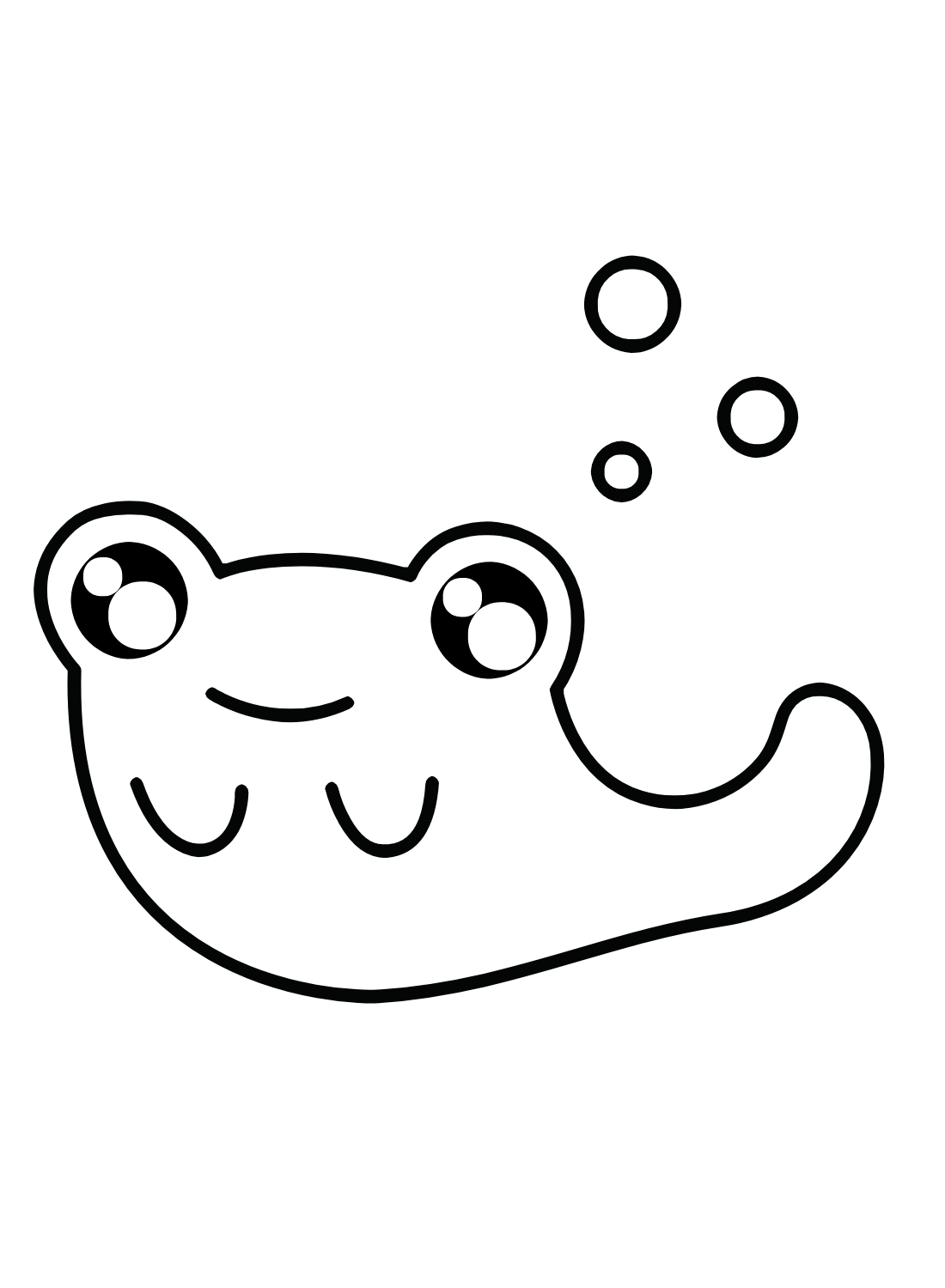 Tadpole coloring pages printable for free download