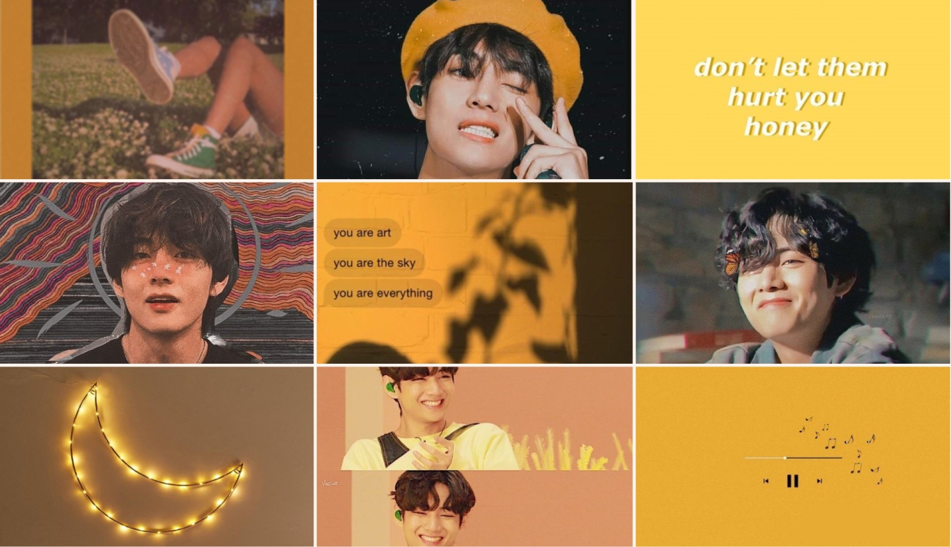 Aesthetic taehyung laptop wallpaper ââââ gambar lucu lucu gambar