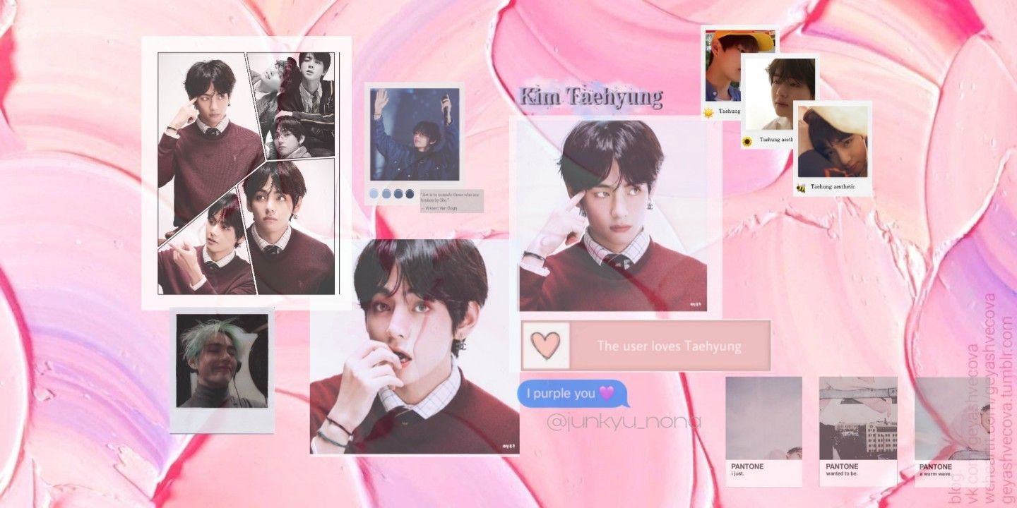 Wallpaper dekstop laptop kim taehyung bts foto lucu wallpaper laptop motivasi belajar