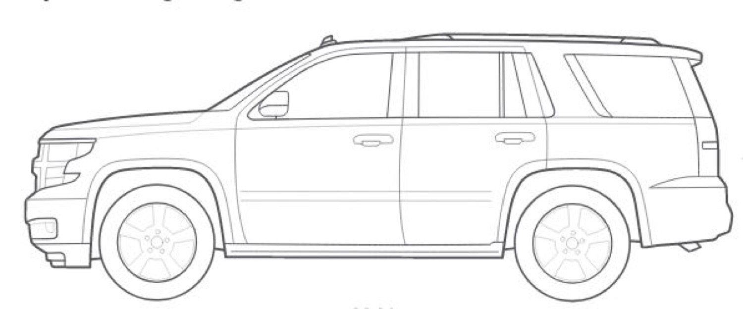 Chevy tahoe coloring page gm authority