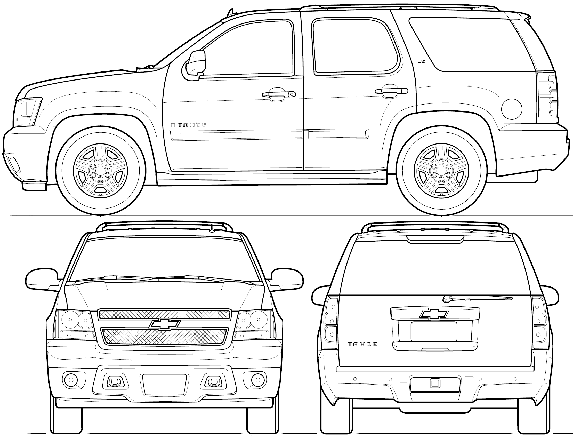 Chevrolet tahoe blueprint