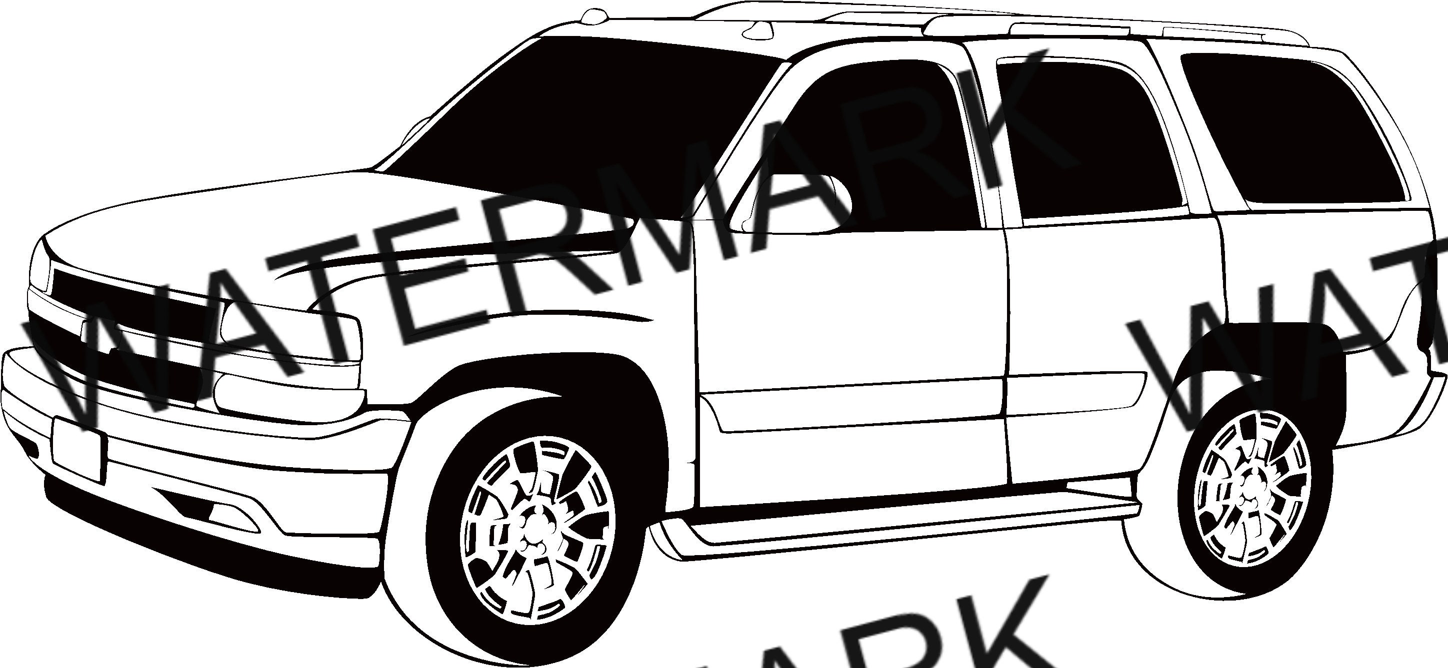 Chevy tahoe svg instant download