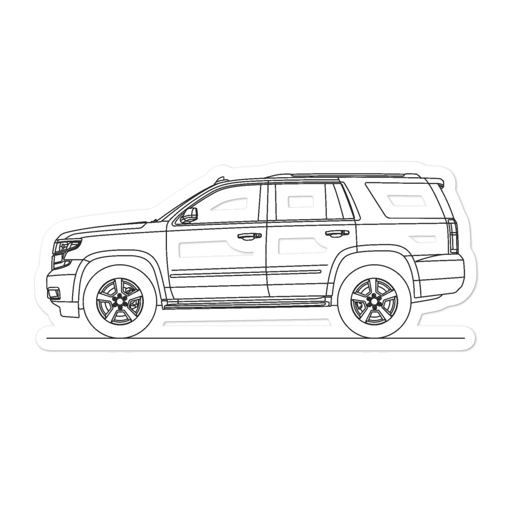 Chevrolet tahoe gmt kuc sticker â artlines design