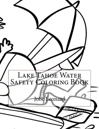 Lake tahoe water safety coloring book