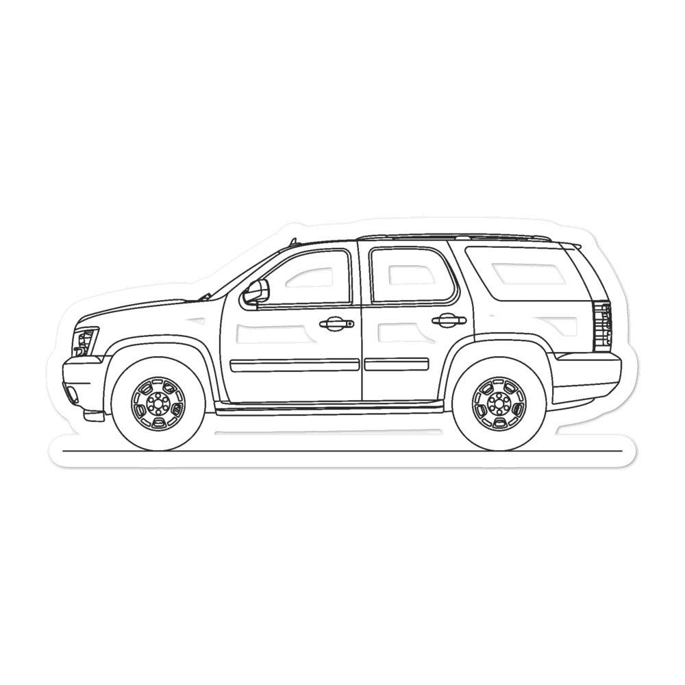 Chevrolet tahoe gmt sticker â artlines design