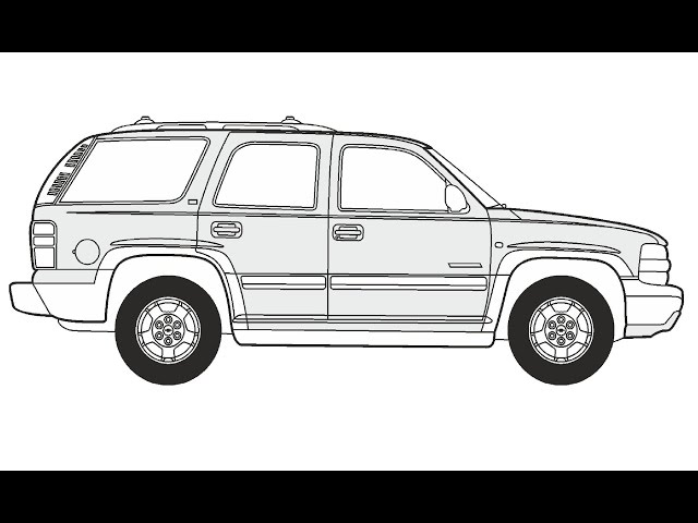 How to draw a chevrolet tahoe ðððº ððñðñðððññ chevrolet tahoe