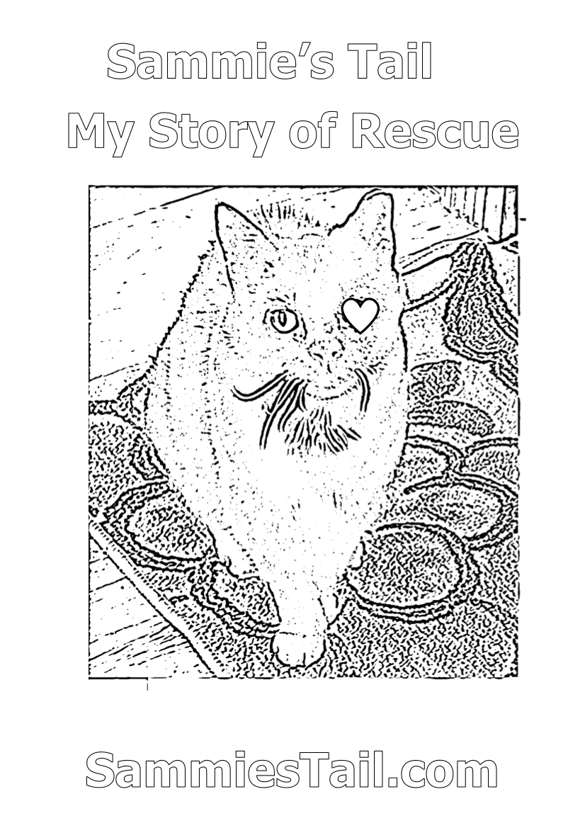 Sammies tail coloring page