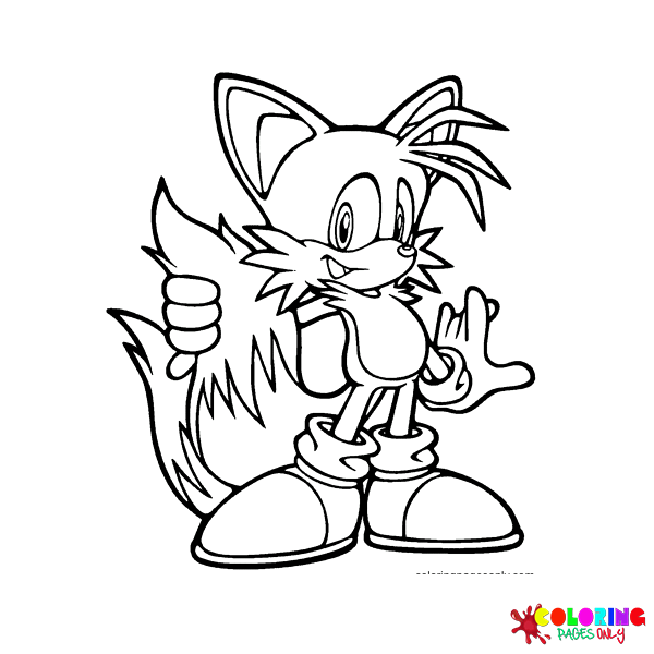 Tails coloring pages