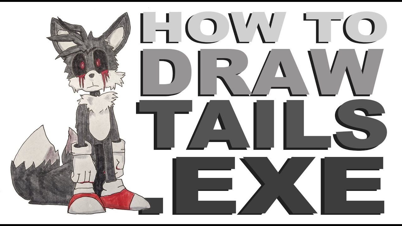 How to draw tailsexe