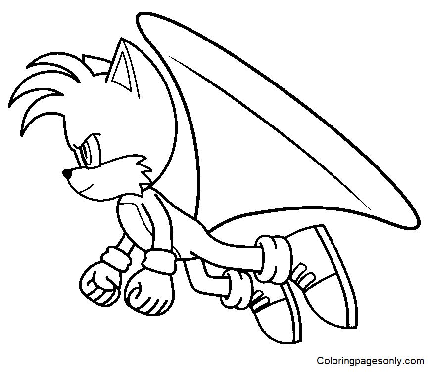 Tails coloring pages printable for free download