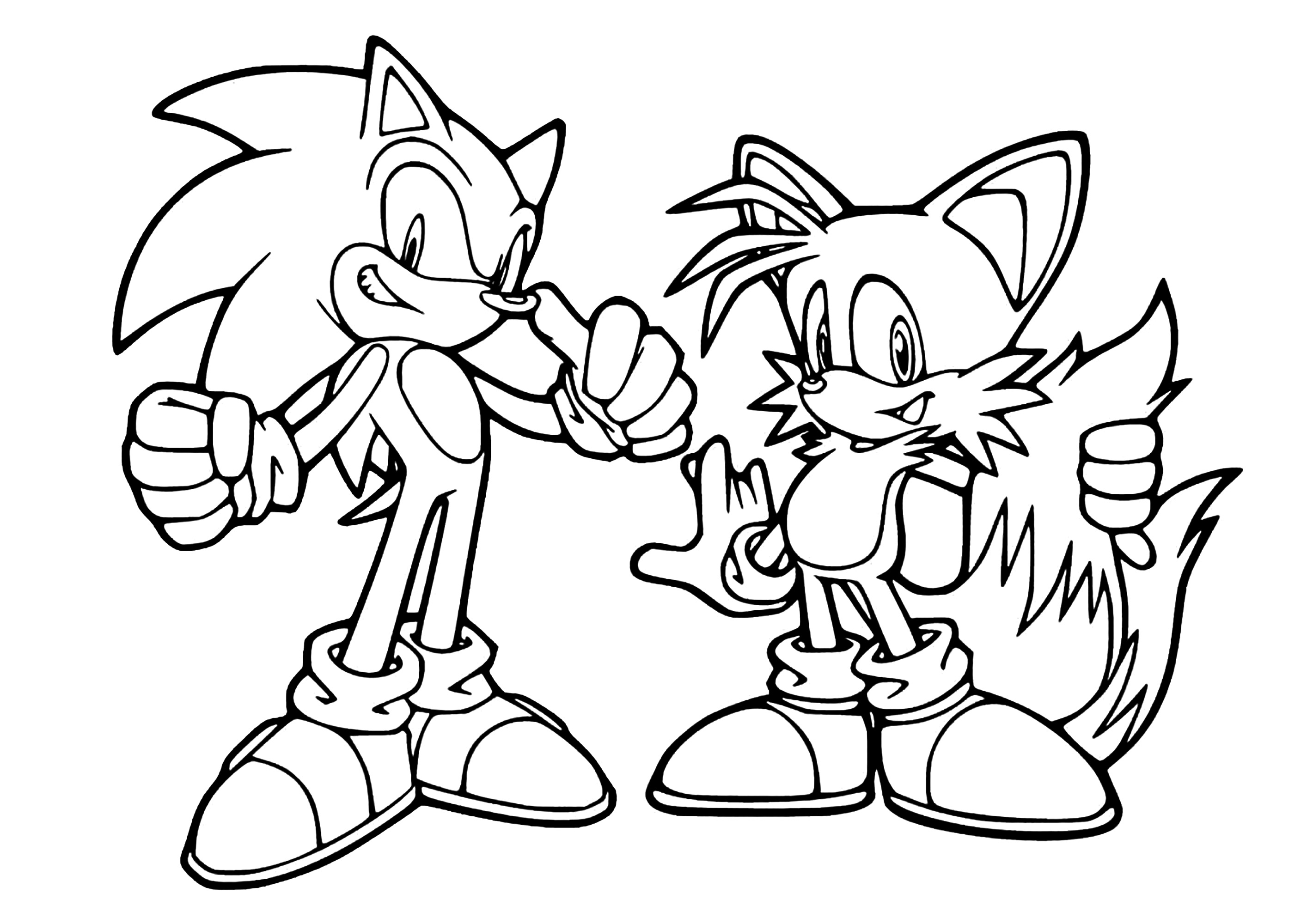 Sonic and tails