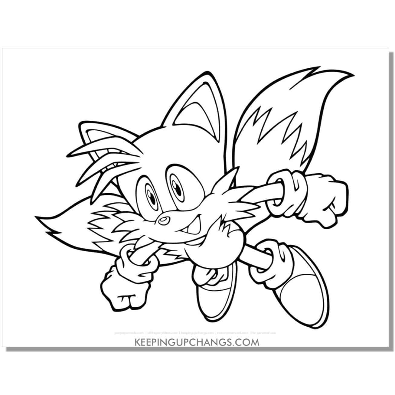 Free sonic the hedgehog coloring pages popular printables