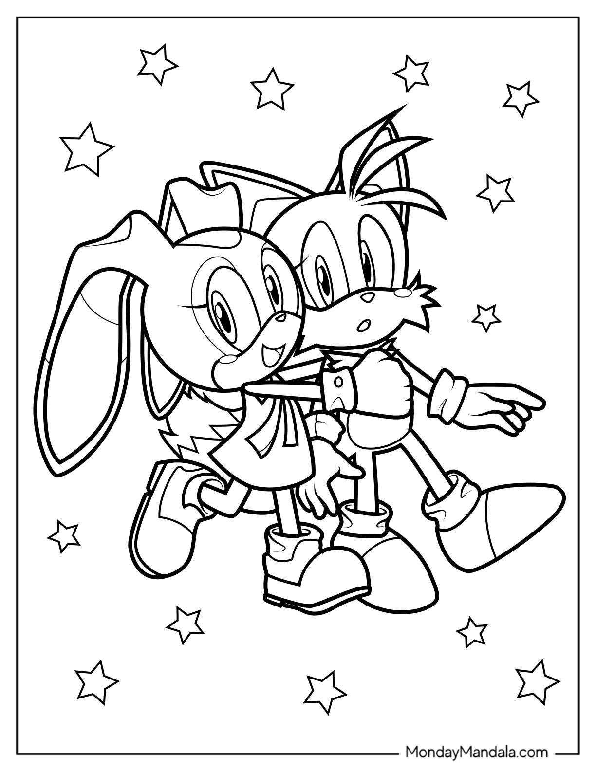 Tails coloring pages free pdf printables coloring pages color tailed