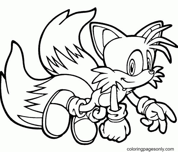 Tails coloring pages printable for free download