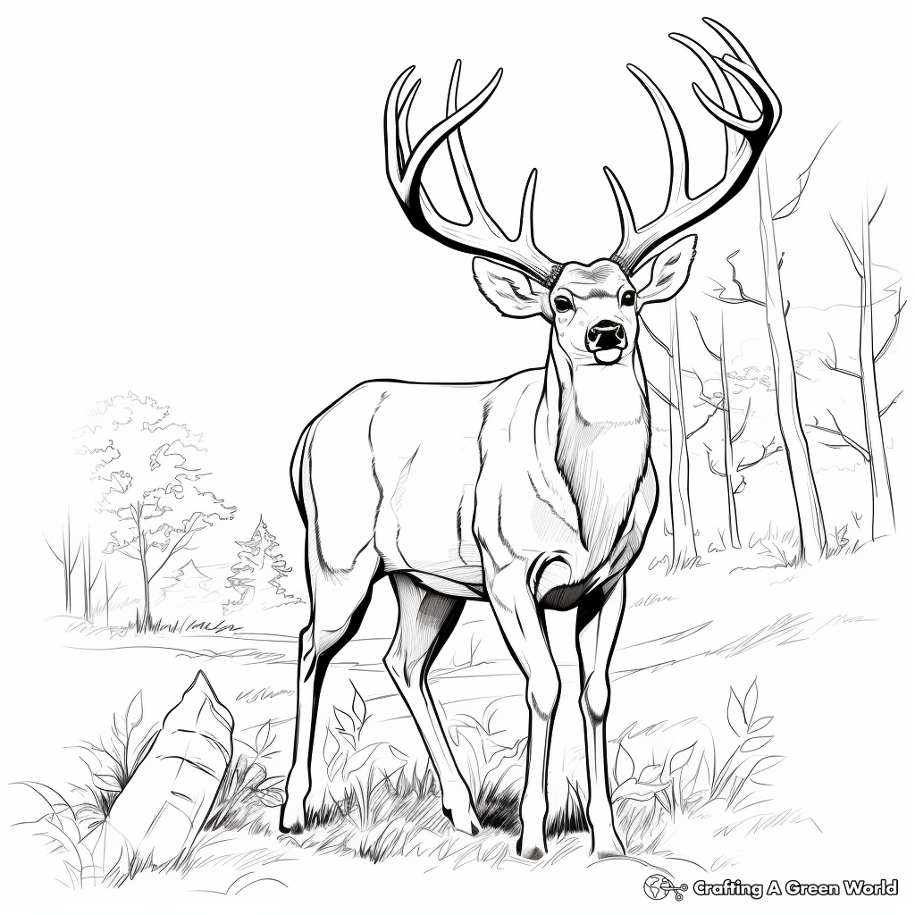 Bucks coloring pages