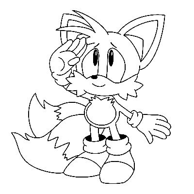 Tails coloring pages