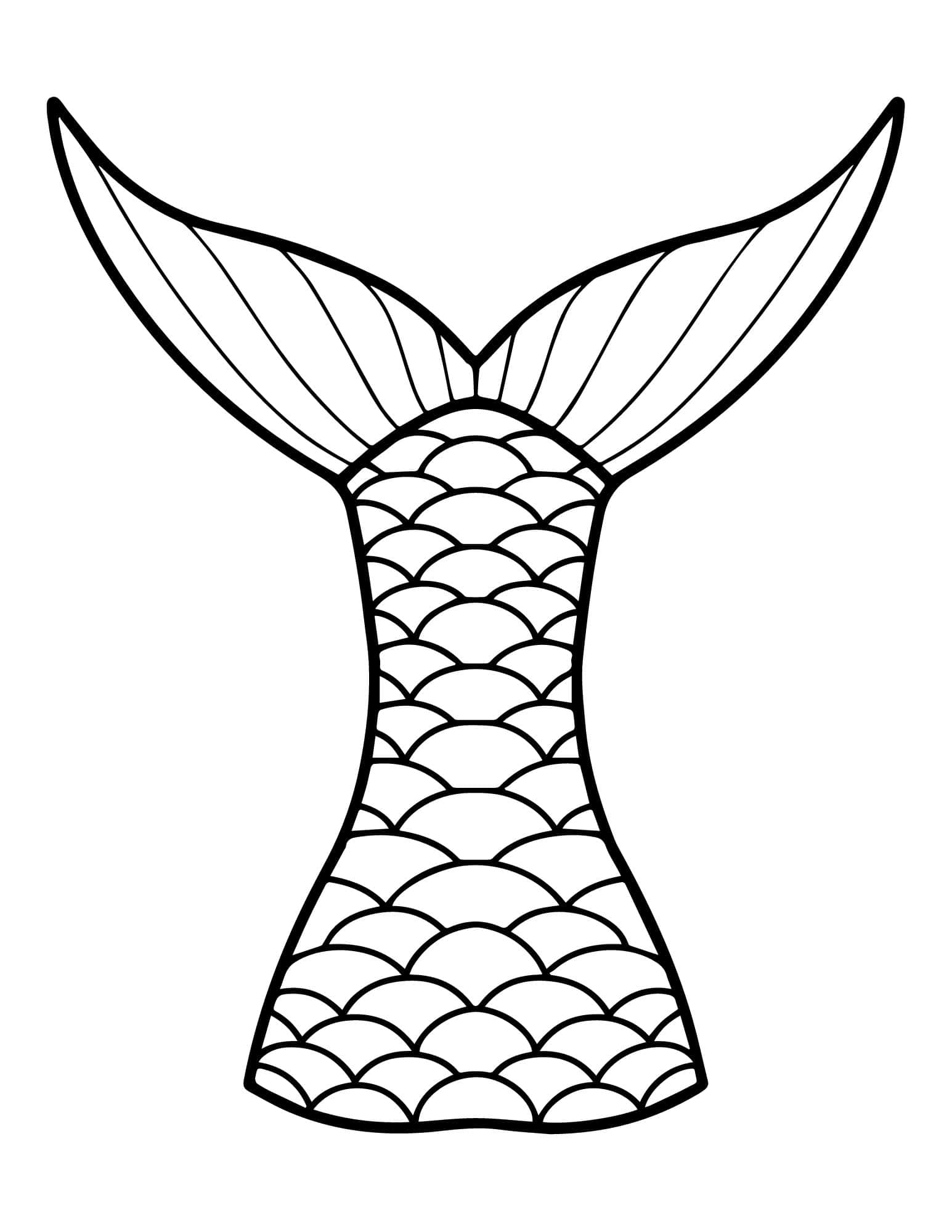 Mermaid coloring pages for kids and adults