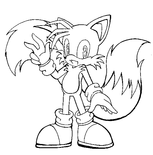 Tails coloring pages printable for free download