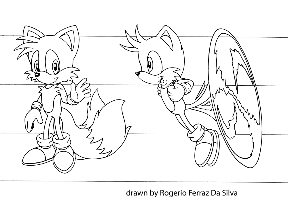 Tails model sheet by rogferraz on