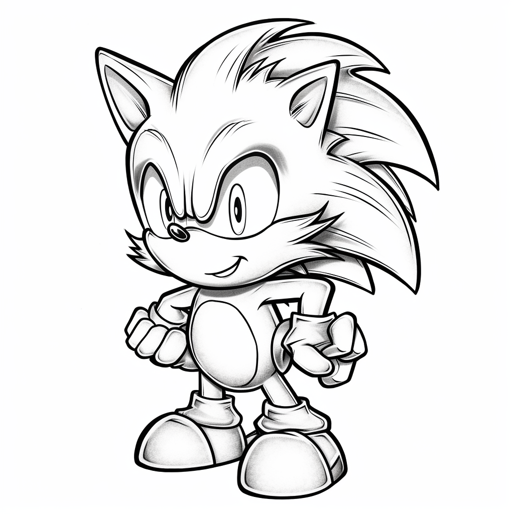 Speed into adventure sonic the hedgehog coloring pages