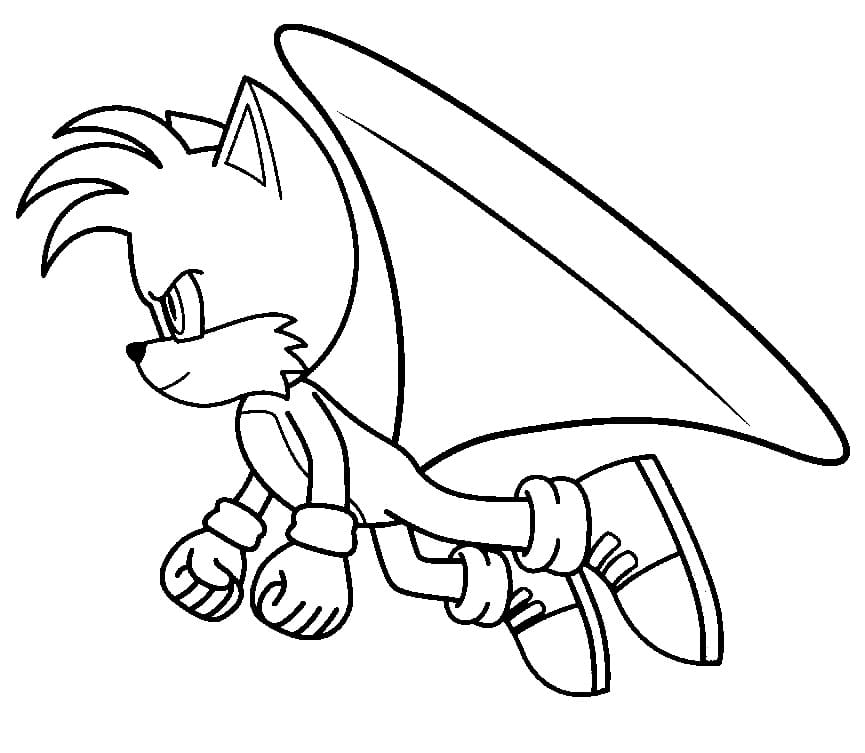 Tails coloring pages