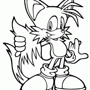 Tails coloring pages printable for free download