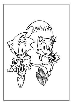 Printable miles tails prower coloring pages collection unleash creativity