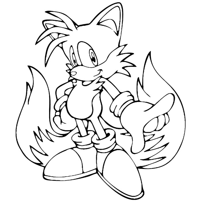 Sonic colouring pages