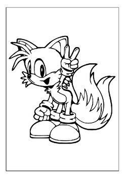 Printable miles tails prower coloring pages collection unleash creativity