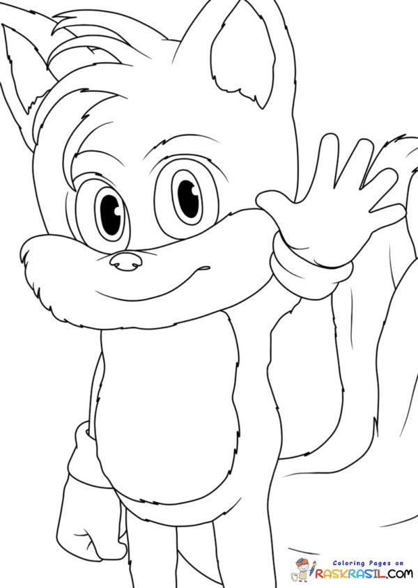 Tails coloring pages