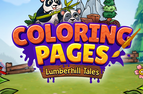 Coloring pages lumberhill tales now available on switch