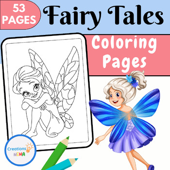 Fairy tales coloring pages by nena creations tpt