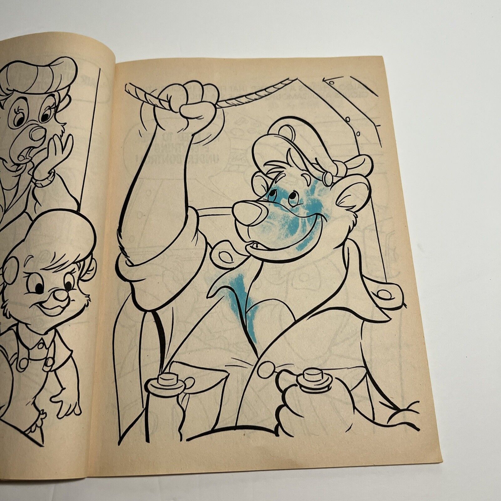 Vintage talespin coloring book