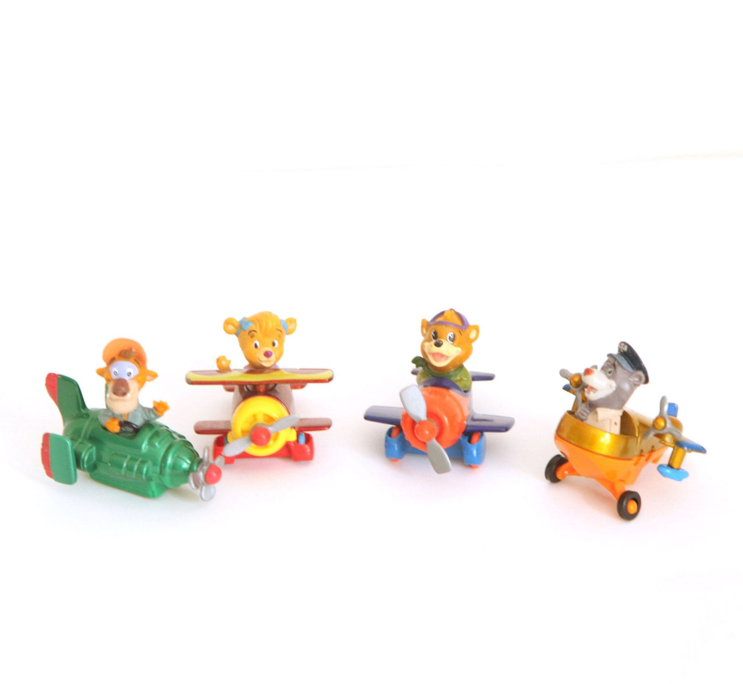 Vintage s talespin happy meal toys die cast mcdonalds plete set tale spin