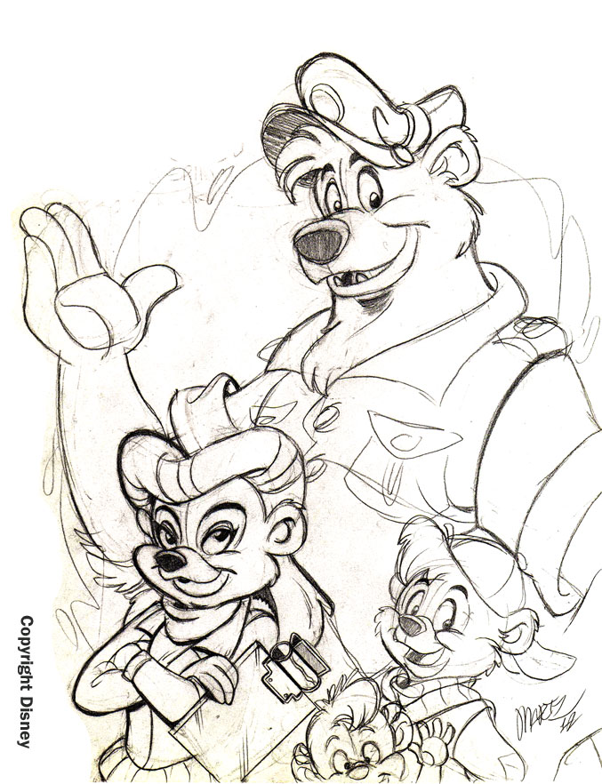 Talespin sketch by martzthecat