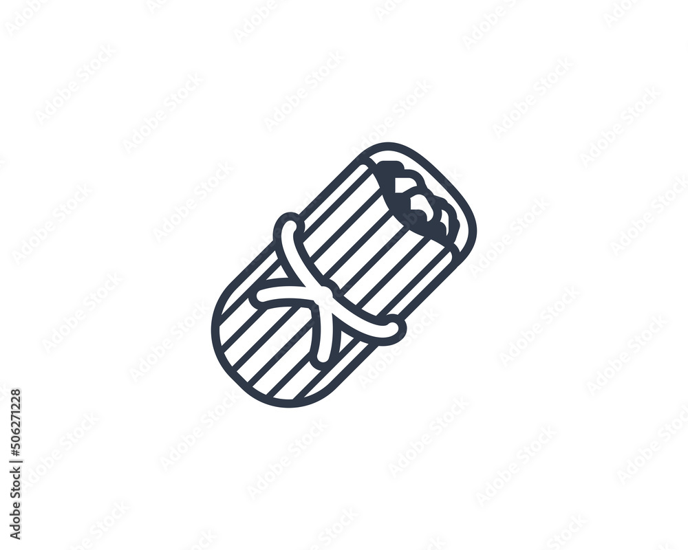 Tamale vector flat emoticon isolated tamale emoji illustration tamale icon vector