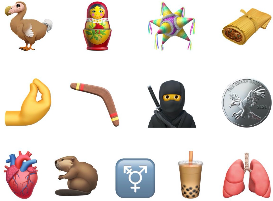 Ios beta adds new emoji characters like ninja pinata bubble tea polar bear and more