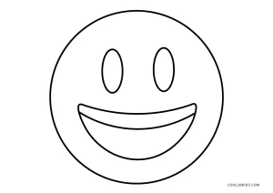 Free printable emoji coloring pages for kids