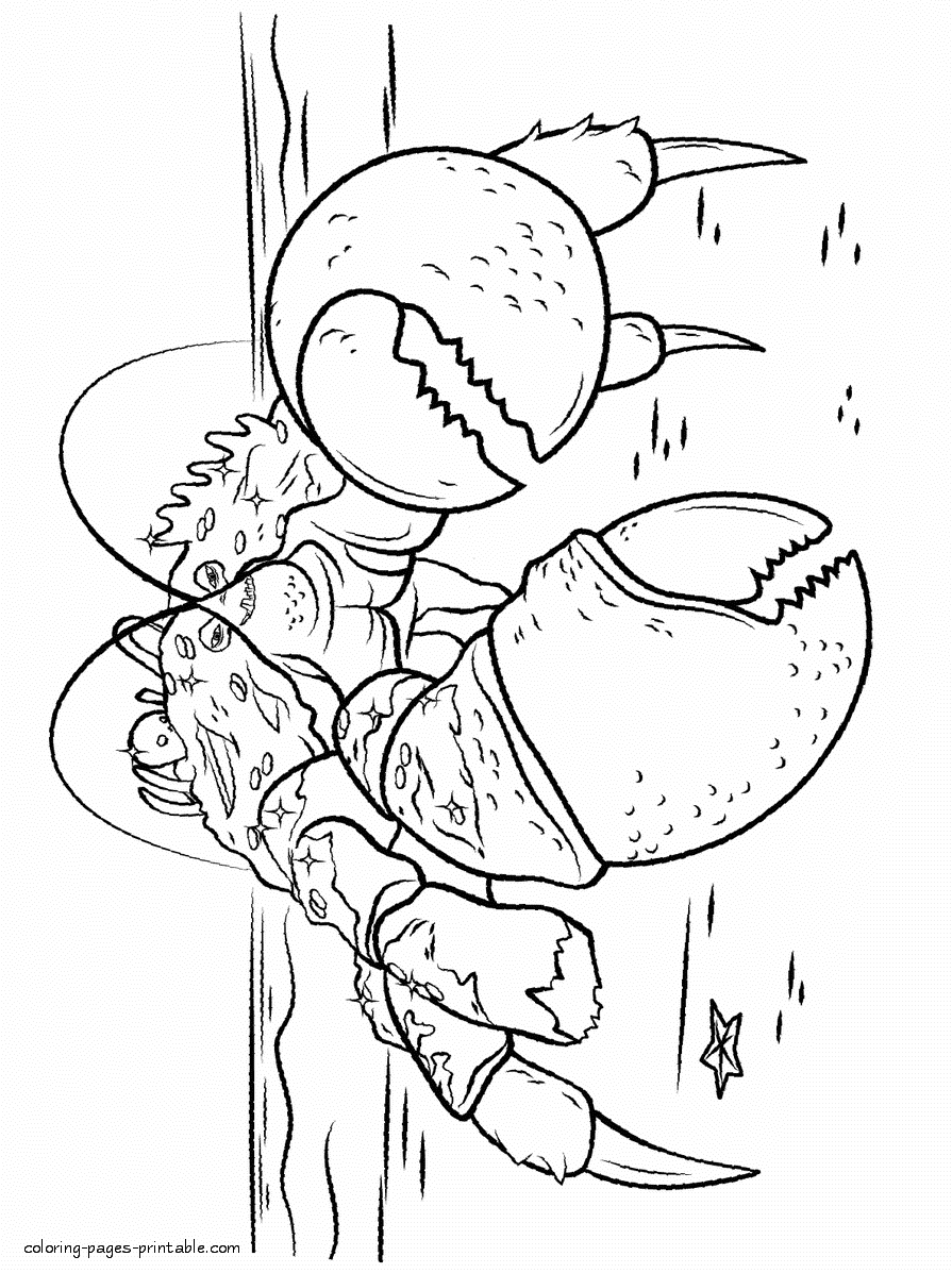 Tamatoa coconut crabïcoloring page coloring