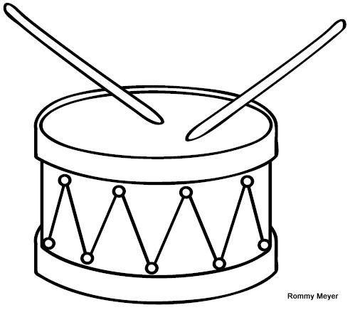 Tambor musical instruments drawing music instruments diy music coloring