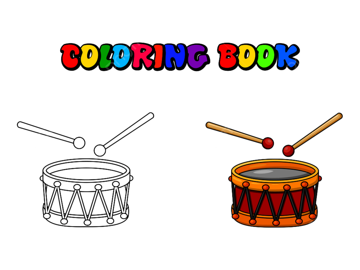 Dibujo de tambor para colorear pãginas dibujos animados icono sãmbolo diseão aislado sobre fondo blanco png dibujos dibujo del coche dibujo de dibujos animados dibujo de anillo png y vector para dcargar