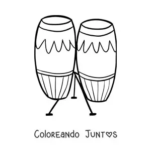 Dibujos de tambores para colorear gratis coloreando juntos