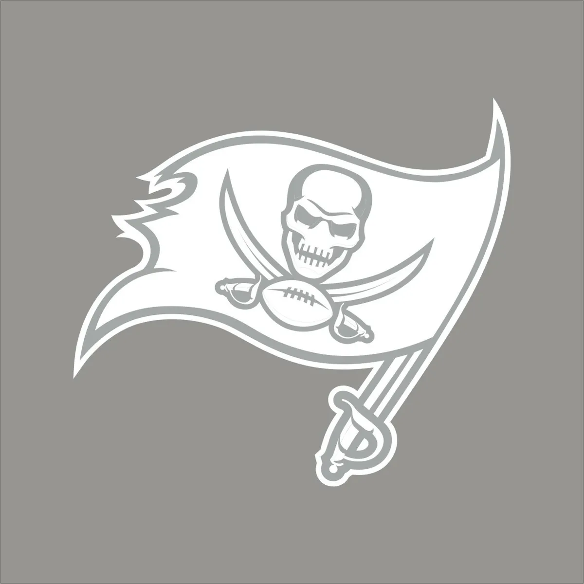 Tampa bay buccaneers nfl team logo color vinyl decal sticker window wall