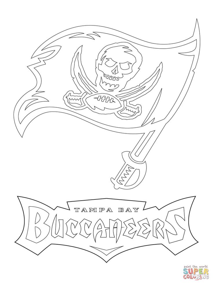 Tampa bay buccaneers logo super coloring tampa bay buccaneers logo tampa bay buccaneers coloring pages