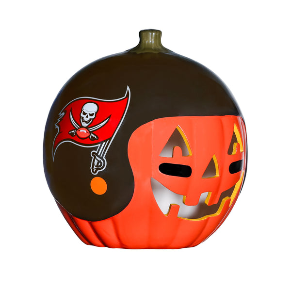 Tampa bay buccaneersceramic pumpkin helmet