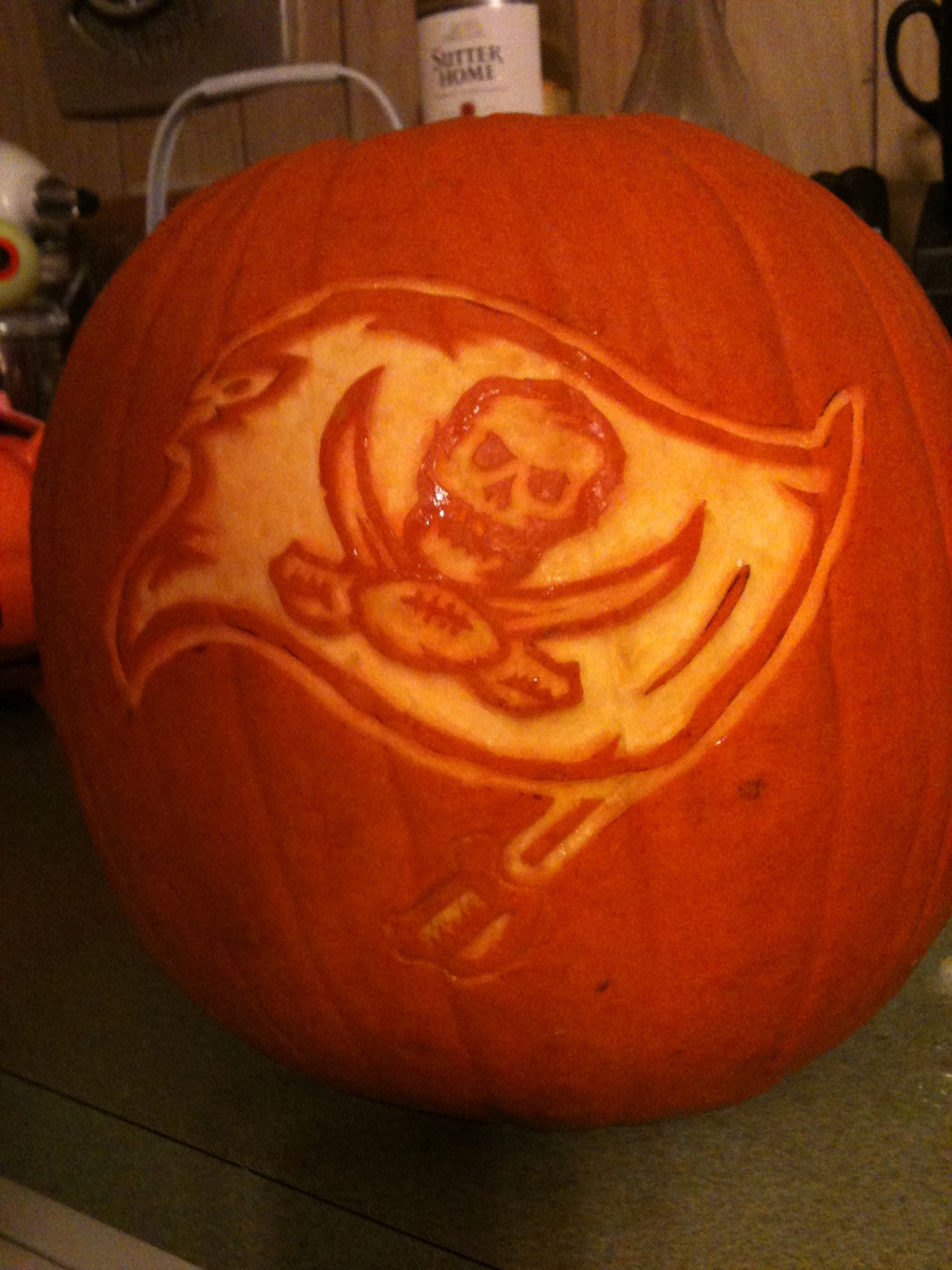 Buccaneers pumpkin tampa bay bucs buccaneers tampa bay buccaneers