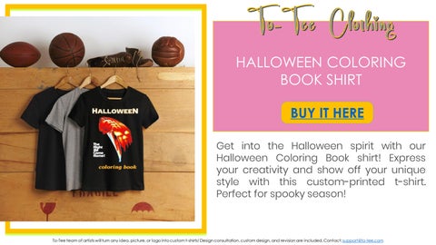 Halloween coloring book shirt by devajyoucefshirts