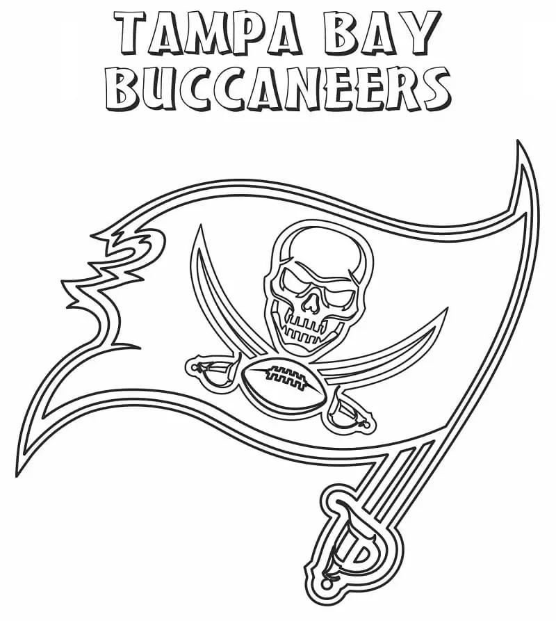 Printable tampa bay buccaneers fãrbung seite