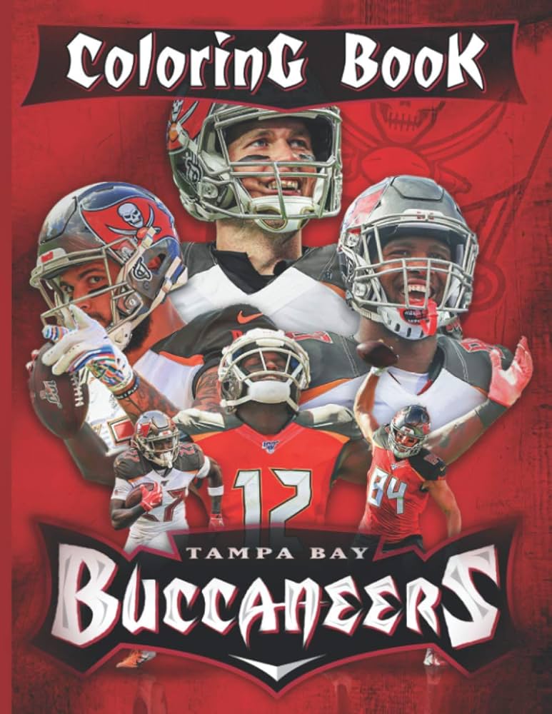 Tampa bay buccaneers coloring book excellent coloring books for adult unique colouring pages toshinobu chino books